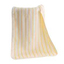 Bizhua Towel Coral Velvet Towel Soft Absorbent Face Towel Cation Stripe Floor Towel,Package Weight: 75G, 1 Towel