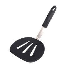 Silicone Flexible Pancake Turner, Slotted Wide Spatula, 600F Heat Resistant, BPA Free, Nonstick – Compatible with All Cookware