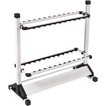 Fishing Rod Holder Aluminum Portable Vertical Rack 24 Rods