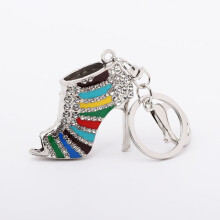 Rhinestone High Heel Keychain for Women, 1 Piece