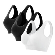 High Support Sports Bras for Women 3 Pack Multicolor