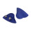 Motorcycle Mirror Block Off Plates for R6 2017-2024 Blue 2 3