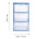 Storage Organizer Drawer Pink 23x17.3x13.5cm 2 pcs 2