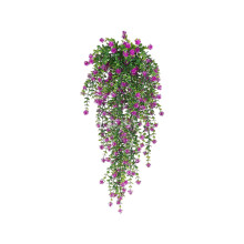 30 Inch Bionic Eucalyptus Camellia Vine Wall Mounted Artificial Flower Hanging Basket Garland for Indoor Outdoor Wall Fireplace Decor
