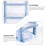 Storage Organizer Drawer Pink 23x17.3x13.5cm 2 pcs 5