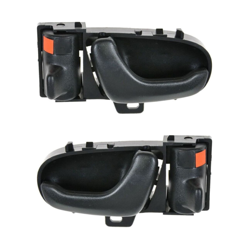 Car Door Handle Interior Front Rear Left Right 2Pcs Black 968604652899