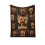 Yorkshire Terrier Flannel Throw Blanket Brown 39.4x59in 1