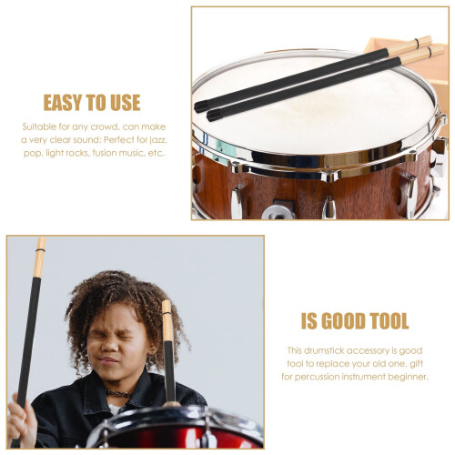 Bamboo drumsticks professional 1 pair 1