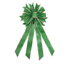 St. Patrick's Day Green Bow with Irish Print Decoration