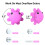 Silicone Bathtub Overflow Drain Cover Blue 4
