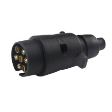 12V 7-Pin Round European Car Plug Socket for Trailers RVs