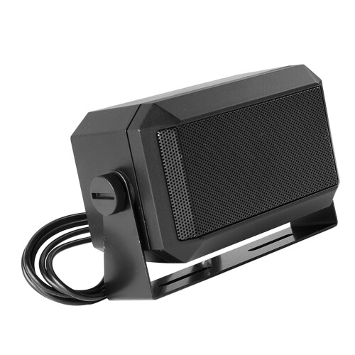 3.5mm Car CB/Ham Radio External Speaker - High-Volume Rectangular Speaker for Scanners