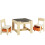 Kids Table and Chair Set Retro 3-Piece 2
