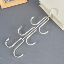Multi-Layer Iron Hanger with Hooks for Handbags, Coats, and Accessories - Space-Saving Closet and Entryway Storage Rack