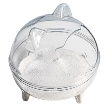 Tizuqe Transparent Hamster Sand Bath Container 1pc