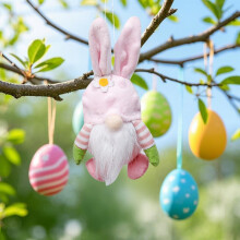 Easter Bunny Desk Doll Cartoon Holiday Decoration