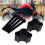 Motorcycle Handlebar Riser Extension Clamp 22mm Black 7