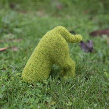Decorative Dog Garden Statues, Funny Flocking Dog Decor for Outside Creatives Dog, Outdoor Statues Lawns Ornaments for Yard, Housewarming Garden Gift