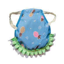 Chicken Saddle Apron Blue Waterproof with Elastic Straps