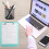 Clipboard 8.5"x11" with storage pen holder side opening 5