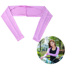 Pretyzoom Youth Arm Sleeve Sunscreen UV Protection Arm Band Cover Purple 1Set