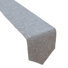 Linen Table Runner, Solid Color Dining Table Decor for Standard Length Tables, Washable Farmhouse Tablecloth, Minimalist Kitchen Accent