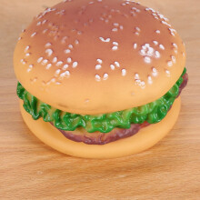 ACOUTO Squeaky Hamburger Toy for Dogs and Cats