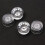 Rotary Knobs Transparent Acrylic Guitar Parts 4 Pcs 7