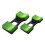 Kettlebell Dumbbell Rack Stand Green 2 pcs 7