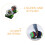 Kettlebell Dumbbell Rack Stand Green 2 pcs 8