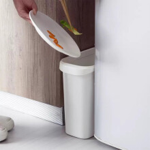 Narrow Crevice Trash Can Plastic 12.9L Rectangular
