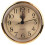 3.5 Inch Round Quartz Clock Movement Gold Dial Arabic 1