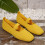 Γυναικεία μπαλαρίνες Slip-On με πλεκτά παπούτσια για περπάτημα σε χαμηλή φτέρνα 5