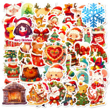 Christmas Holiday Stickers Festive Design 50-Pack