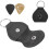 Guitar Pick Bag Soft PU Leather with Keychain 1 Pack 1