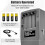 Visualizzatore di Diapositive e Pellicole da 35 mm - Visualizzatore di Diapositive con Ingrandimento 3X e Visualizzazione Illuminata A LED per 4