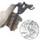 BRAKE PEDAL  PUSHROD SEPARATING TOOL T40024 for   VAG 3
