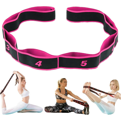 Resistance Bands for Glutes and Yoga with Adjustable Pull