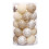 Clear Christmas Ball Ornaments Plastic 25-Pack 2.36in 5