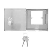 Outdoor Electrical Outlet Lock Box Stainless Steel 1 Set