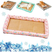 Rattan Pet Cooling Bed for Cats and Dogs