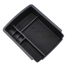 Car Center Console Tray for VW Golf 7 MK7 2013-2019 Black