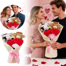 This Valentine's Day Cow Bouquet Will Accompany You And Your Loved One Sharing Happy Moments. Come And Some Color To Your Story