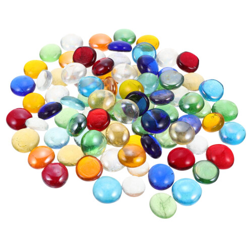 Glass Flatback Beads Mosaic Tile 1 Bag