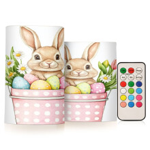 LED Flameless Candles with Remote and Timer 2 Pack