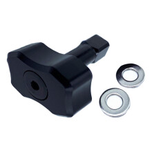 Folding Bike Parking Tray Black Alloy Portable