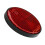 Bicycle Round Reflector Set - Red, 4 pcs 4