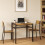 Dining Set for 2 Wooden Retro Table and Chairs 8