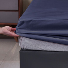 Waterproof Mattress Cover Blue Single 74.8x14.1 in