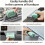 Magic Window Track Cleaner Brush Set Pink 3PCS 6